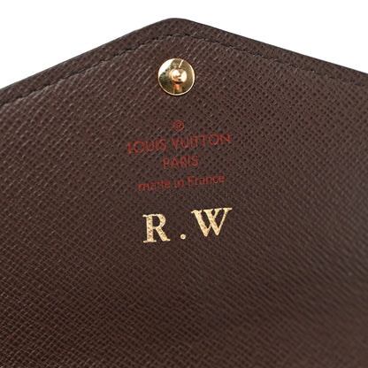 Louis Vuitton Damier Ebene Sarah Wallet NM 6 of 7