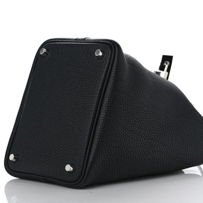 Hermes Taurillon Clemence Picotin Lock 18 PM Black 7 of 8