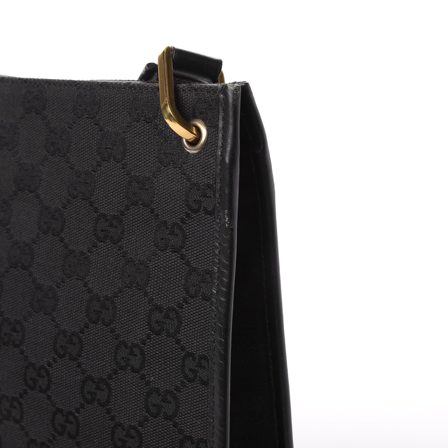 Gucci Monogram Messenger Bag Black 10 of 10