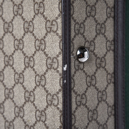Gucci GG Plus Monogram Small Web Trolley Brown 32 of 41