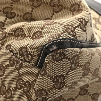 Gucci Monogram Large D Gold Hobo Dark Brown 12 of 13