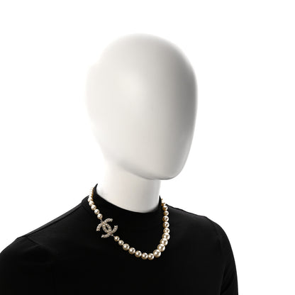 Chanel Pearl CC 100th Anniversary Necklace Light Gold 2 of 7