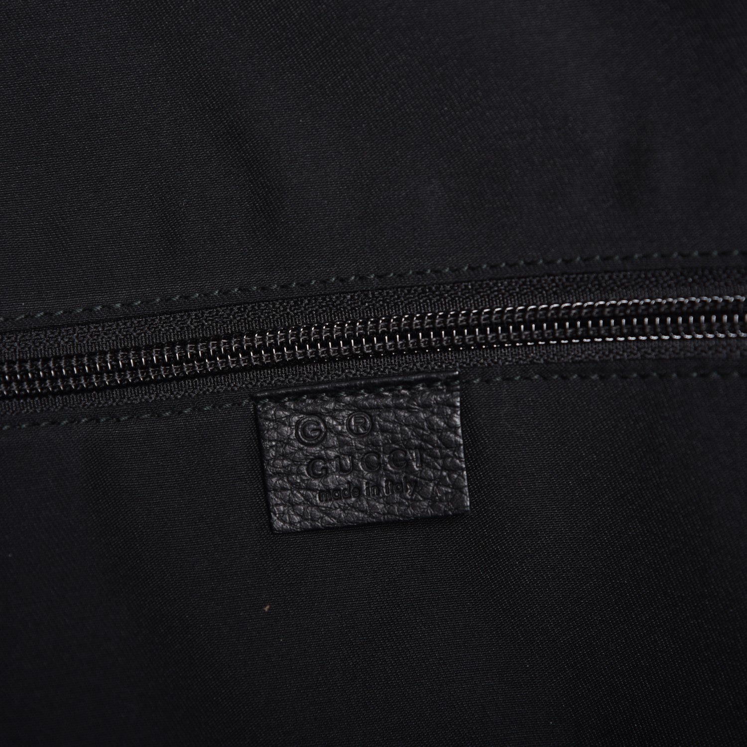 Gucci Nylon Monogram Large Duffle Bag Black 7 of 8