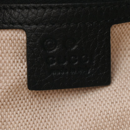 Gucci Pebbled Calfskin Medium Soho Chain Shoulder Bag Black 6 of 10