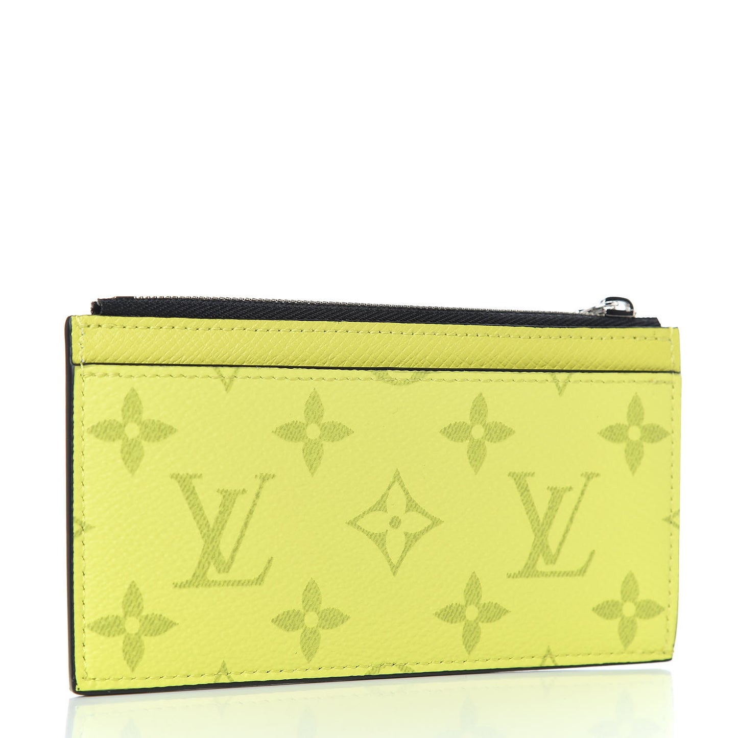 Monogram Taiga Coin Card Holder Yellow