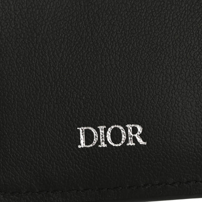 Christian Dior Grained Calfskin Embossed Dior Gravity BiFold Wallet Black 6 of 10