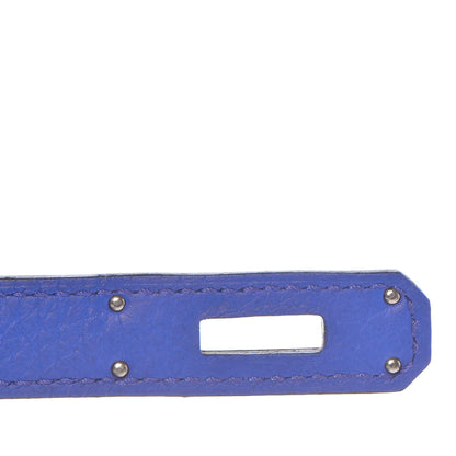 Hermes Taurillon Clemence Kelly Retourne 32 Bleu Electrique 21 of 42