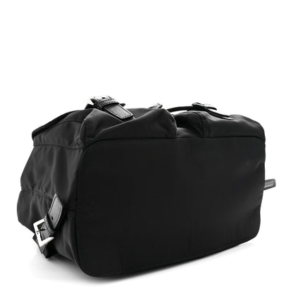 Prada Tessuto Nylon Saffiano Medium Backpack Black 5 of 10