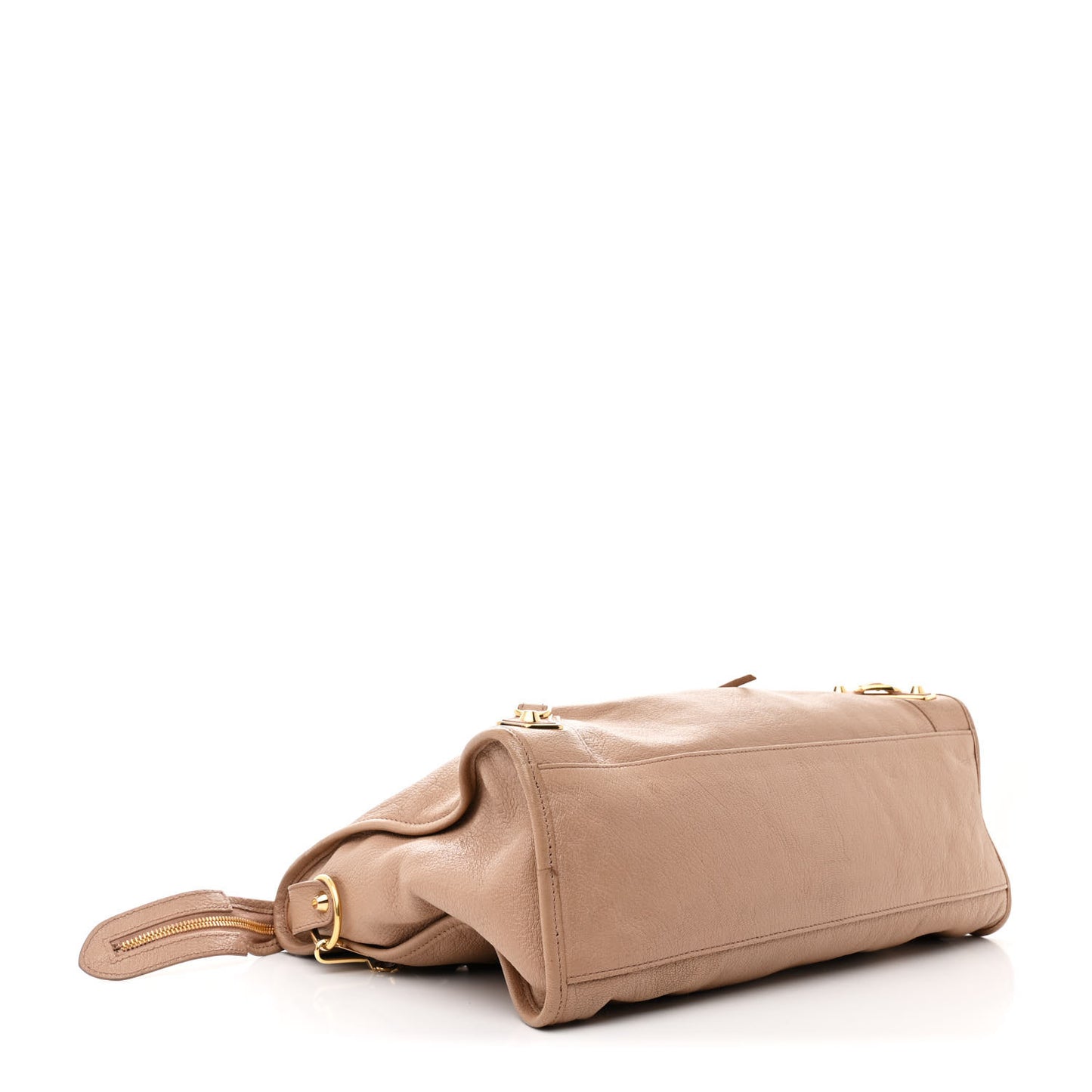 Chevre Gold Metallic Edge Hardware City Rose Des Sables