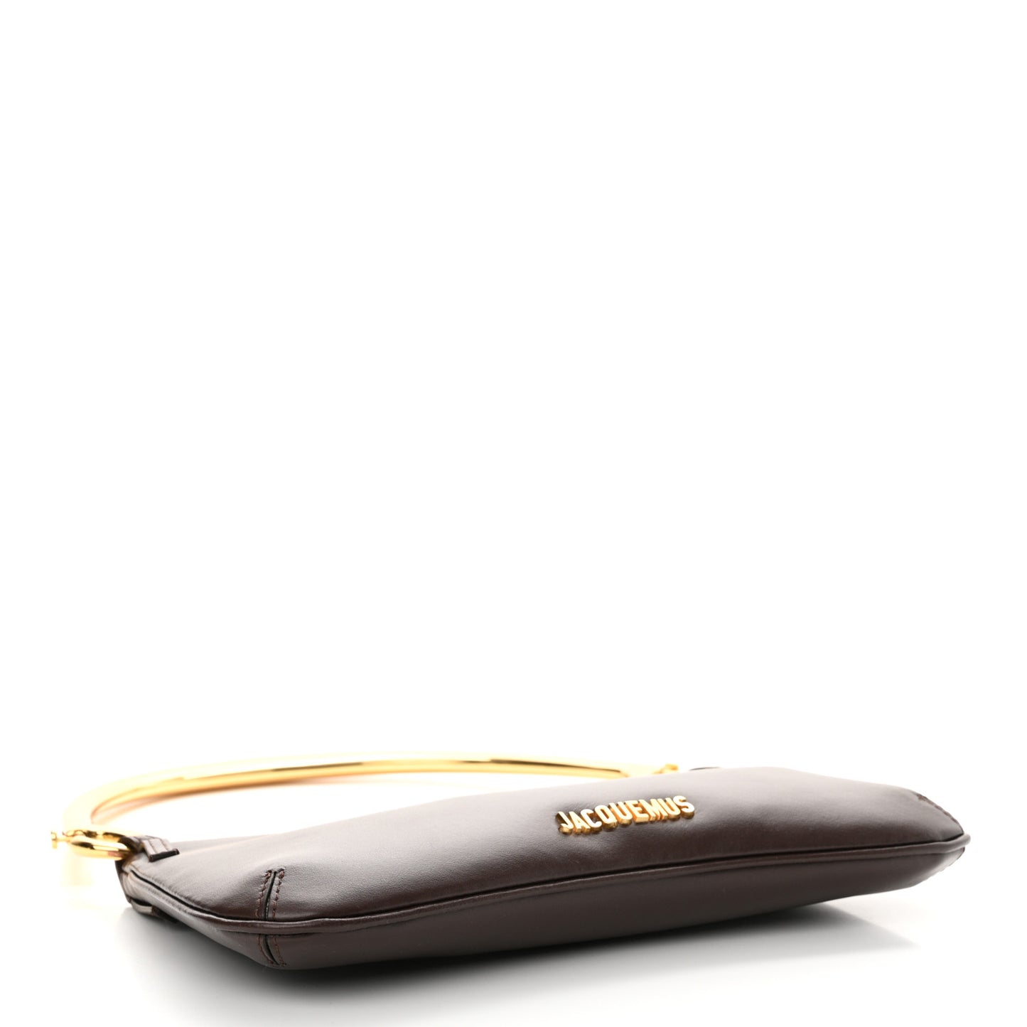 Smooth Calfskin Le Bisou Mousqueton Dark Brown