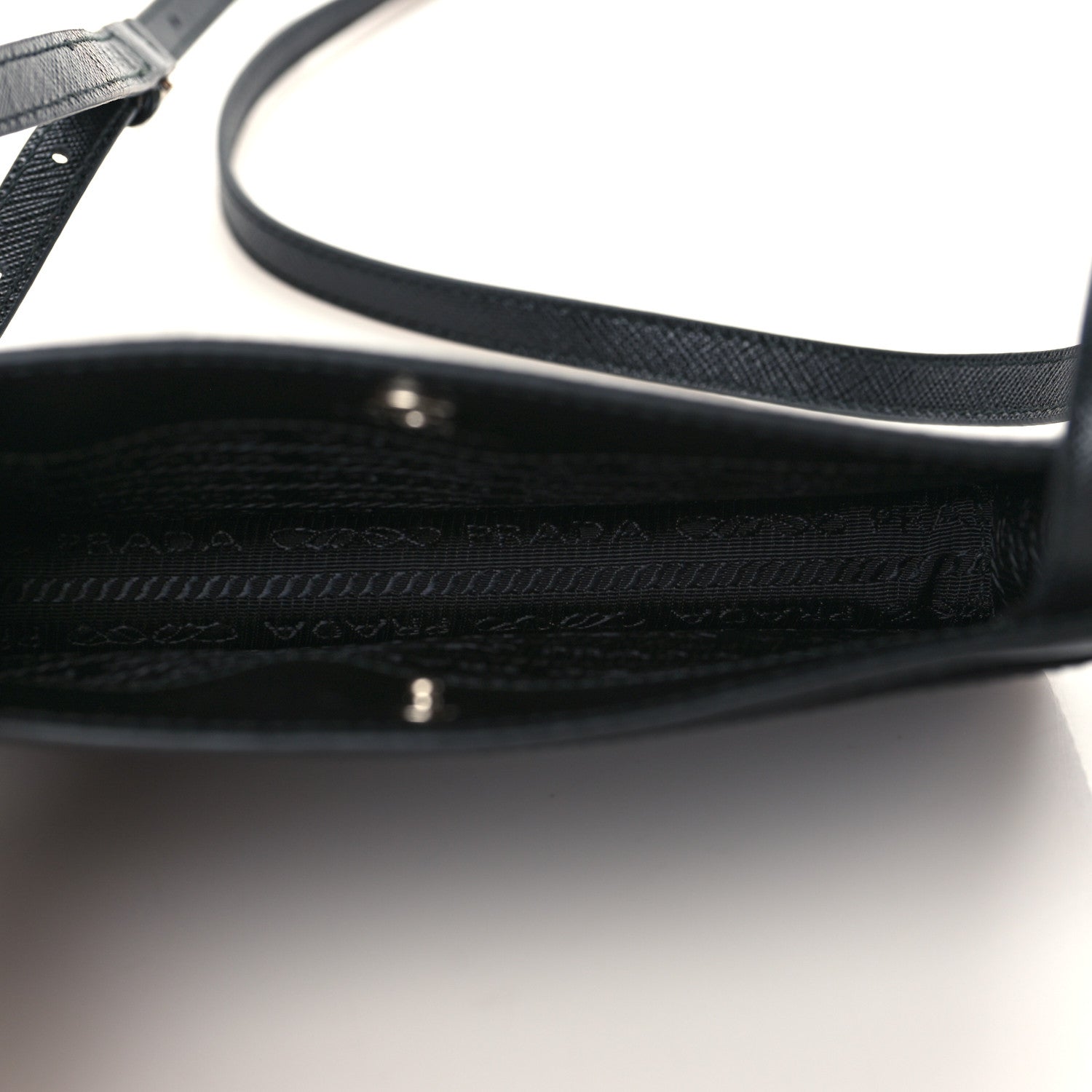 Prada Saffiano Crossbody Bag Black 5 of 9