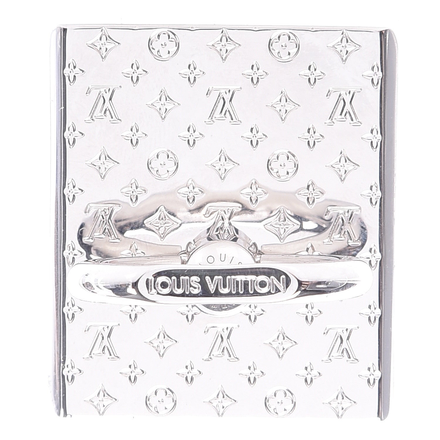 Louis Vuitton Nanogram Phone Ring Holder Silver 3 of 4