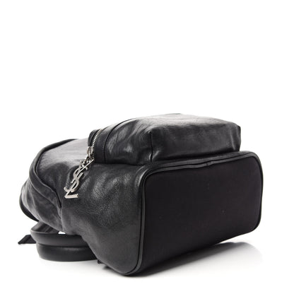 Saint Laurent Lambskin Mini City Backpack Black 4 of 10