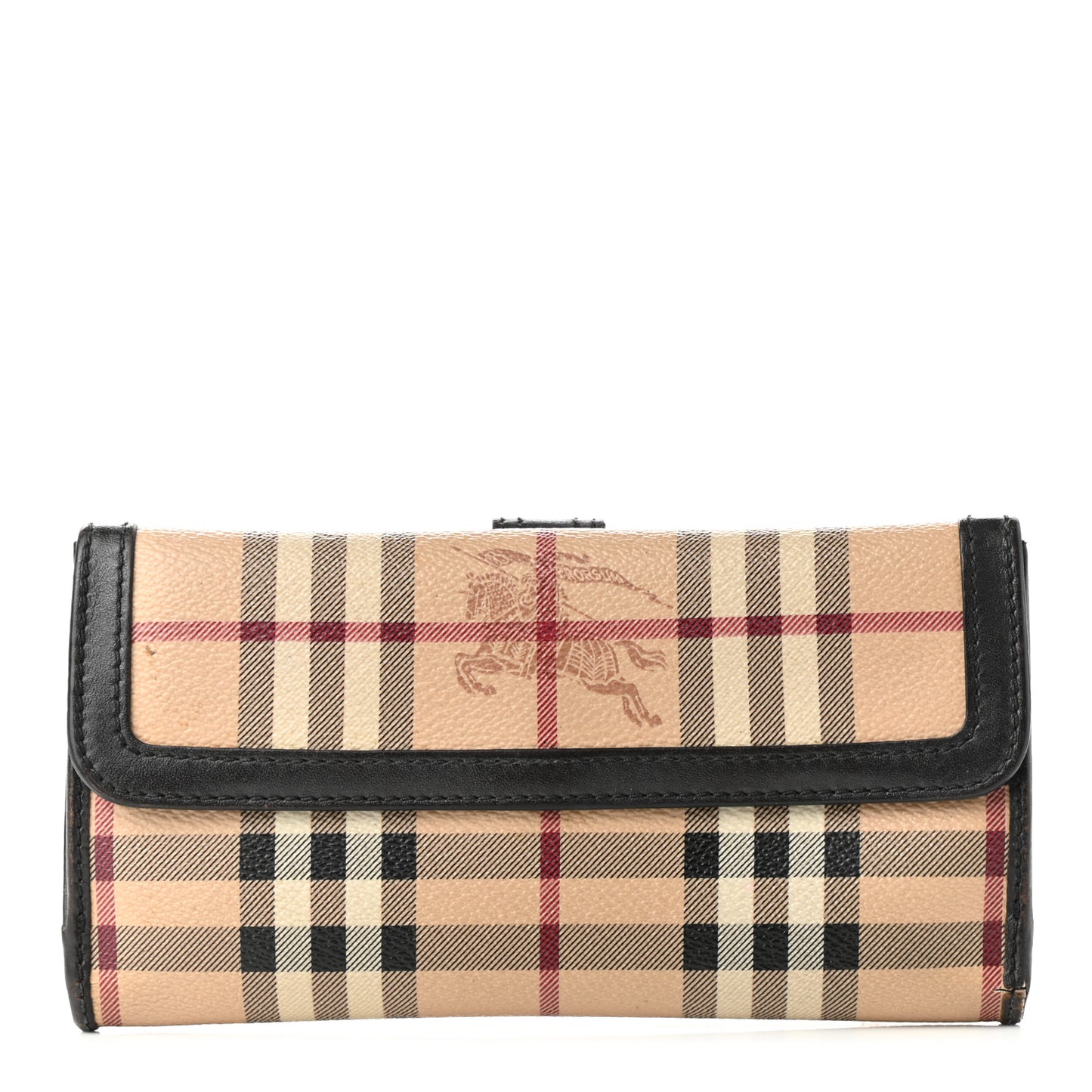 Haymarket Check Continental Wallet Black