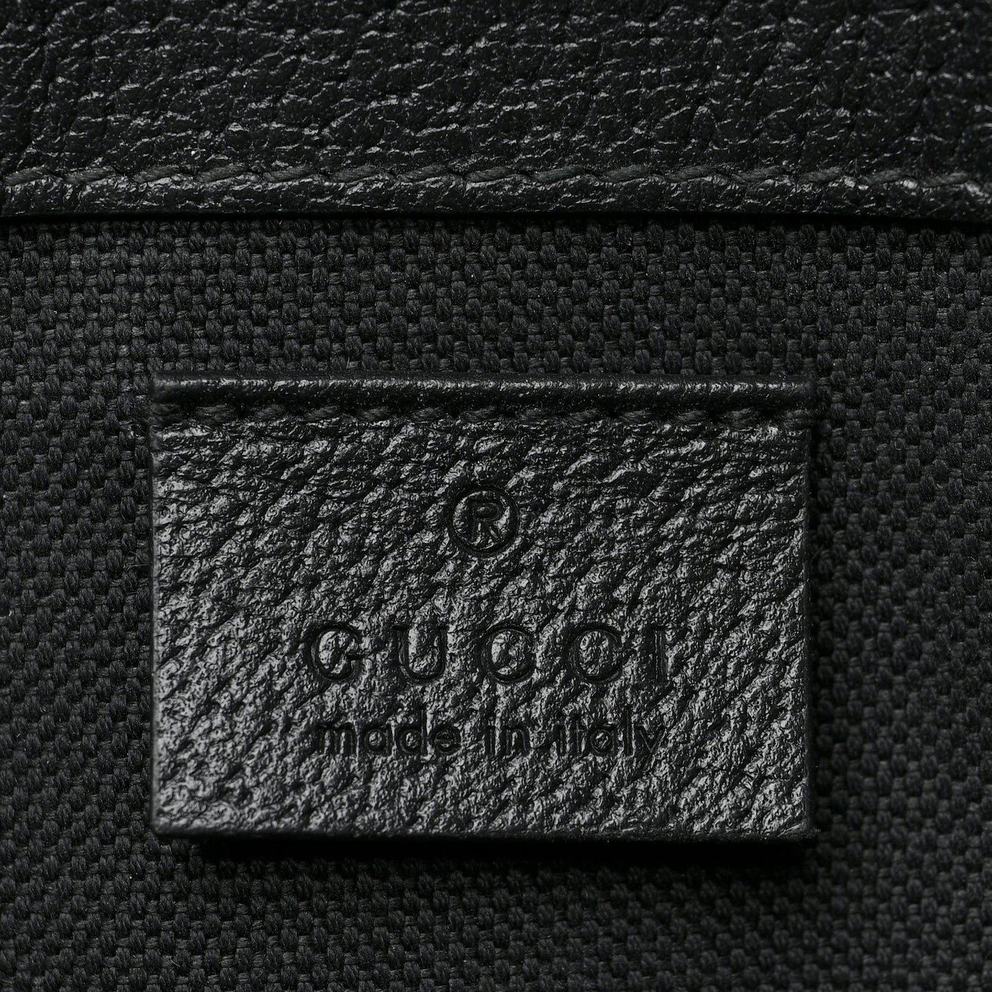 GG Supreme Monogram Psychedelic Slim Belt Bag Black