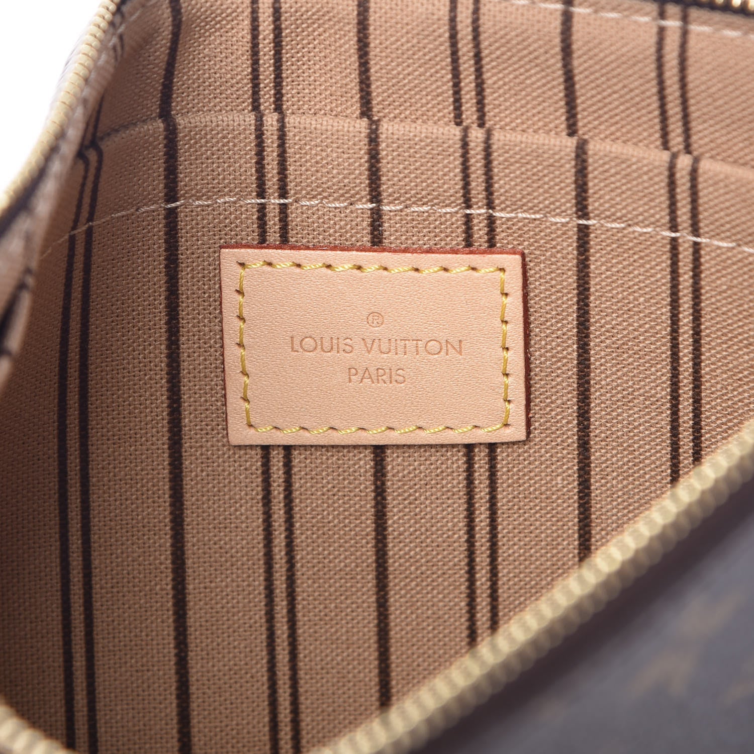 Louis Vuitton Monogram Neverfull MM GM Pochette 6 of 10
