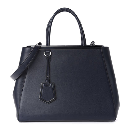 Fendi Vitello Elite Regular 2Jours Tote Lavagna 1 of 11