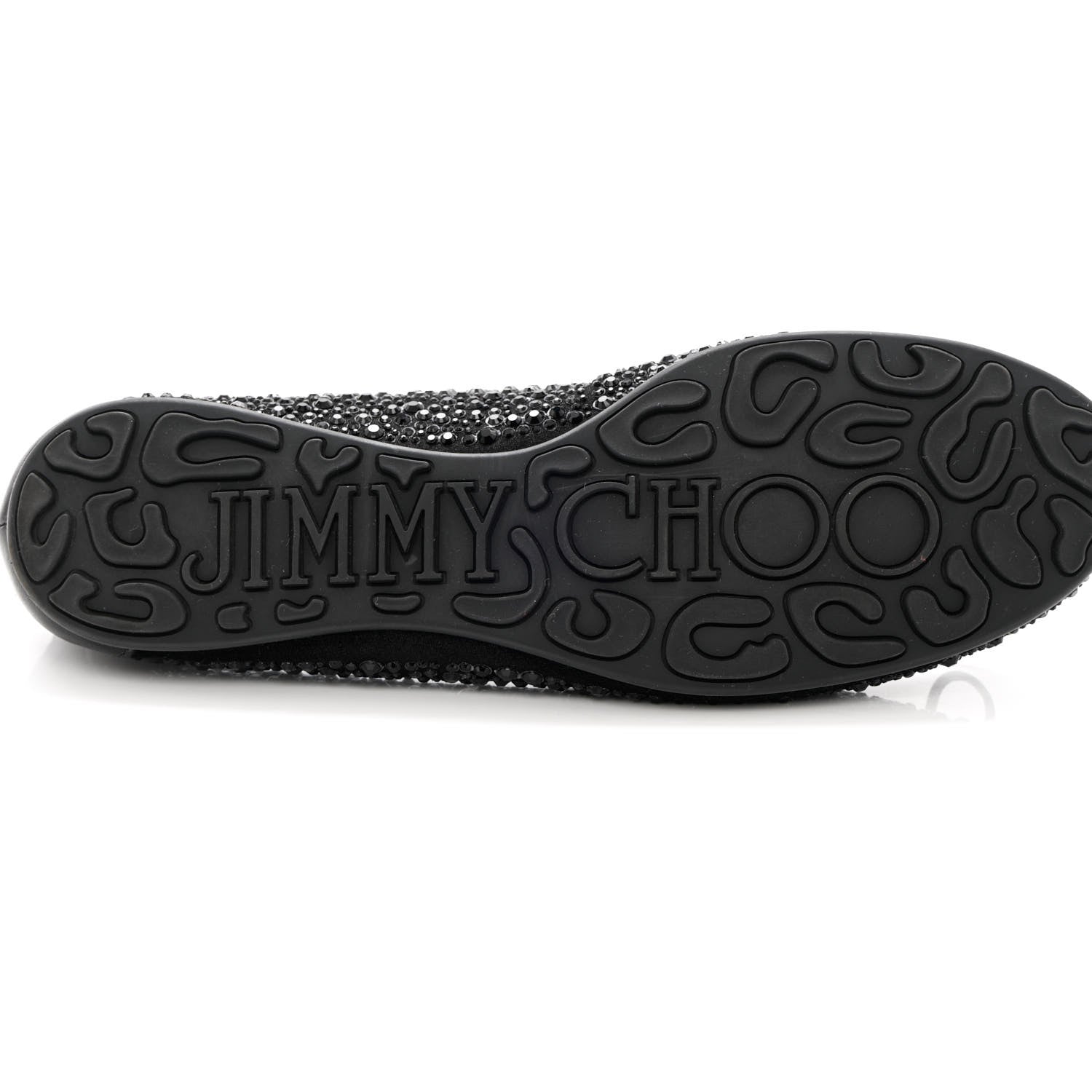 Jimmy Choo Jeweled Weber Ballet Flats 39 Black 8 of 16
