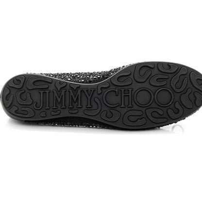 Jimmy Choo Jeweled Weber Ballet Flats 39 Black 8 of 16