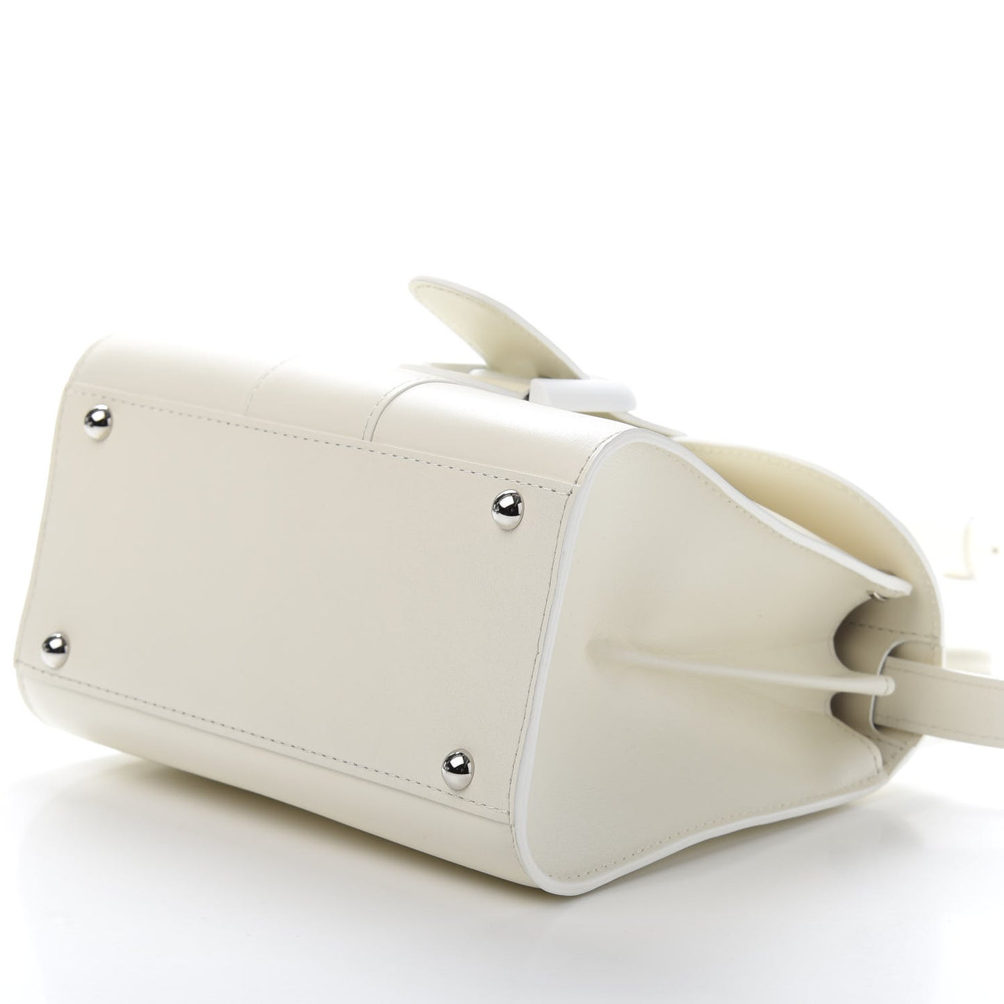 Calfskin Mini Brillant Satchel Ivory