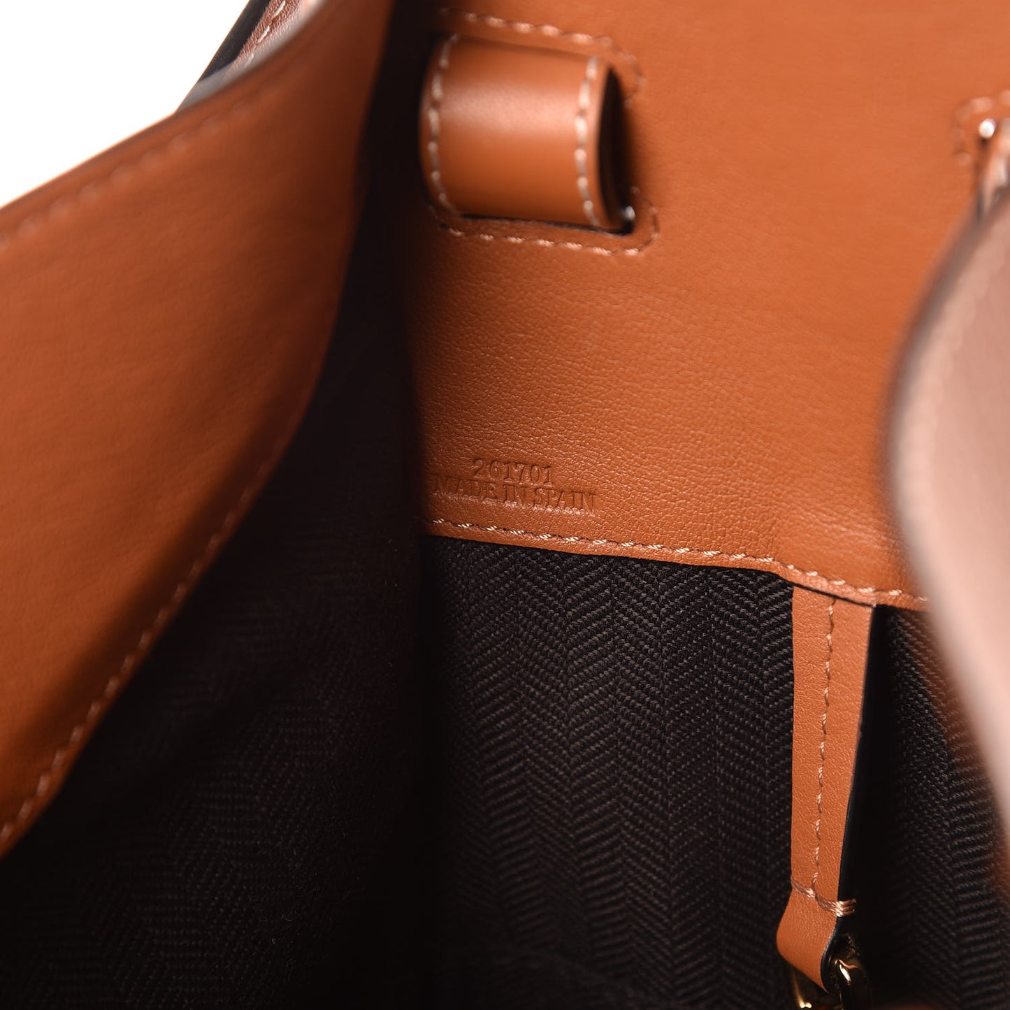 Calfskin Denim Small Hammock Shoulder Bag Blue Tan