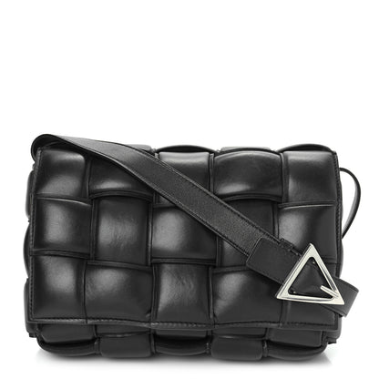 Bottega Veneta Nappa Maxi Intreccio Padded Cassette Crossbody Bag Black 1 of 8