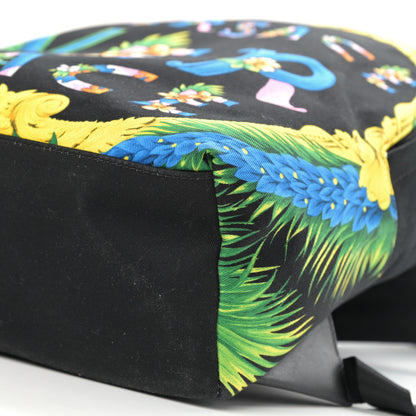 Versace Nylon Print Backpack Black Multicolor 10 of 10