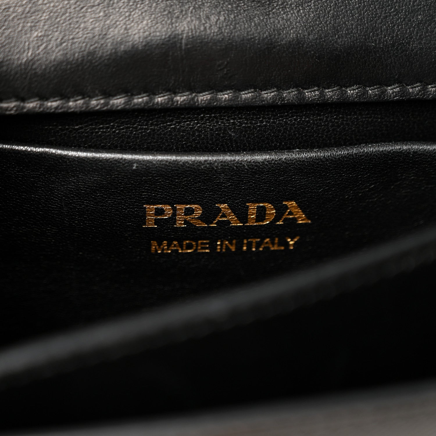 Prada Saffiano Symbole Flap Shoulder Bag Black 6 of 10