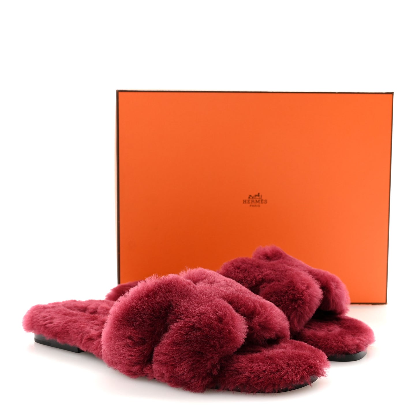 Woolskin Oran Sandals 40 Rouge H