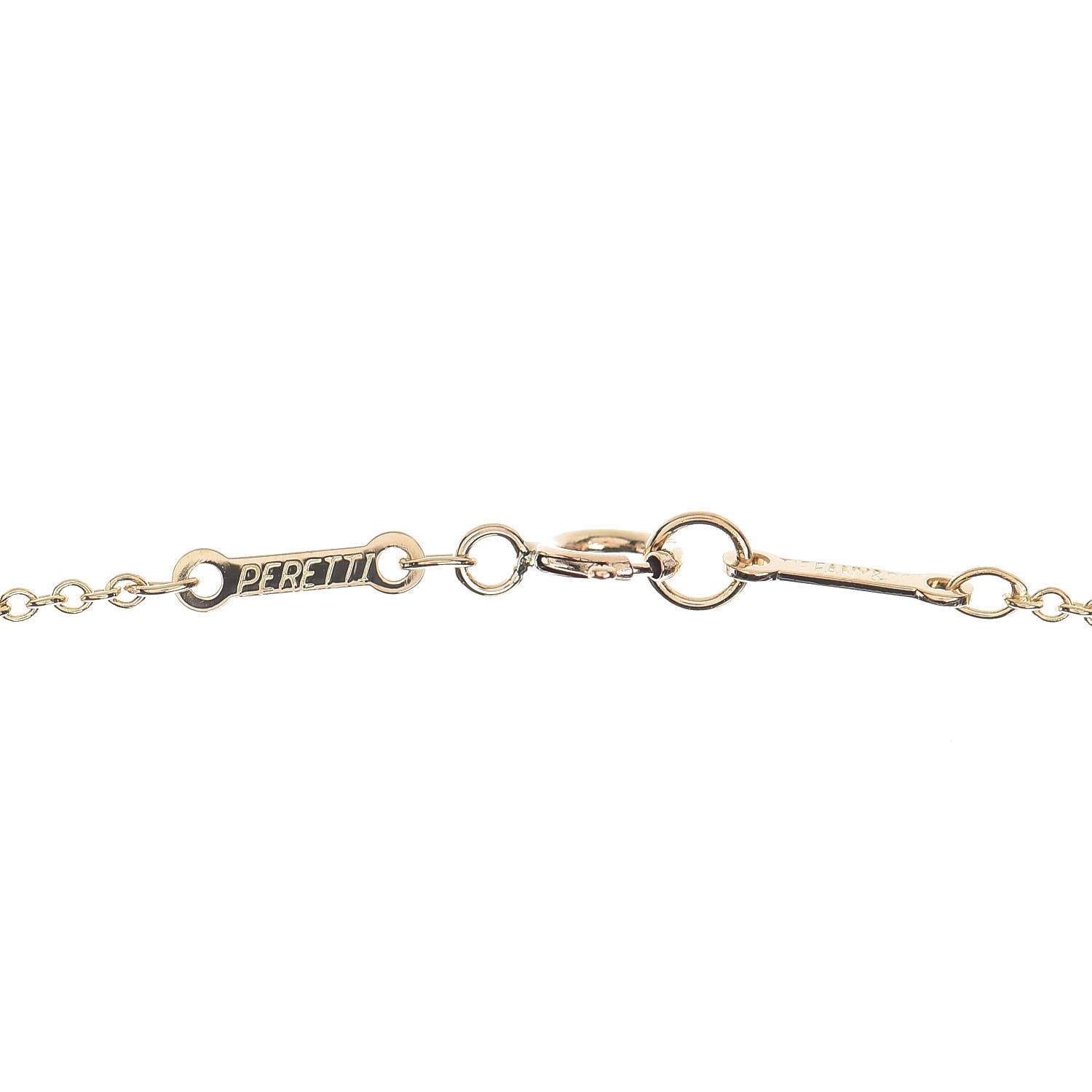Tiffany 18K Yellow Gold Diamond .12ct Elsa Peretti Diamonds by the Yard Pendant Necklace 4 of 5