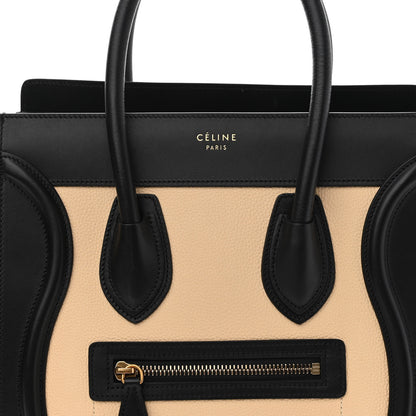 Celine Baby Grained Calfskin Nubuck Micro Tri-Color Luggage 8 of 12