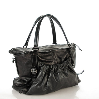 Burberry Calfskin Dallinger Satchel Black 3 of 8