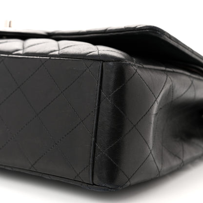 Chanel Lambskin Quilted Maxi Double Flap Black 10 of 12