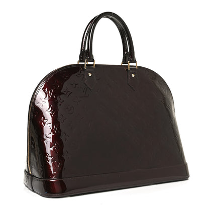 Louis Vuitton Vernis Alma GM Amarante 3 of 13