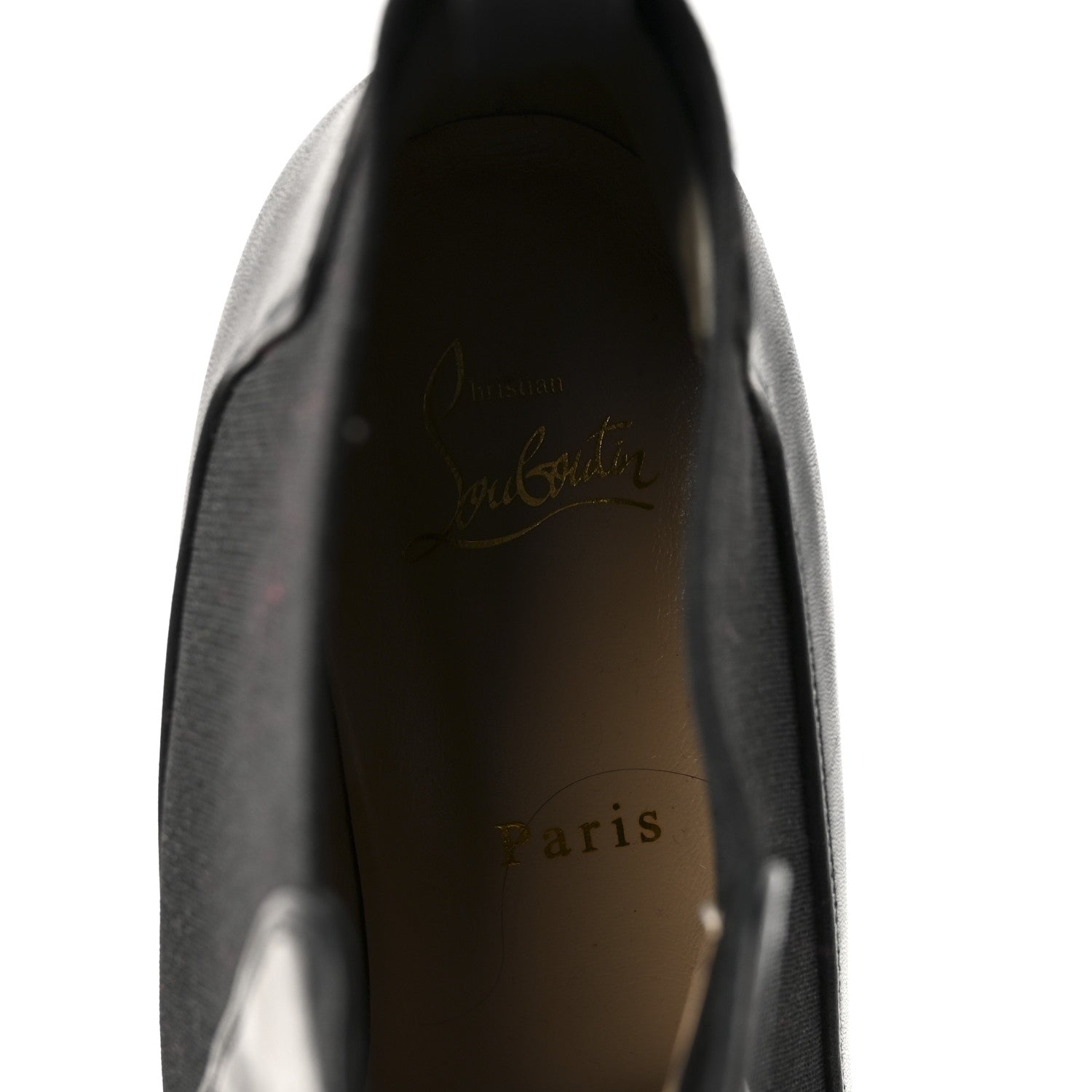 Christian Louboutin Calfskin Ingrassato Womens Marmada Flat Chelsea Boots 39.5 Black 8 of 8