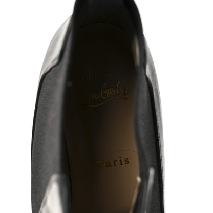 Christian Louboutin Calfskin Ingrassato Womens Marmada Flat Chelsea Boots 39.5 Black 8 of 8