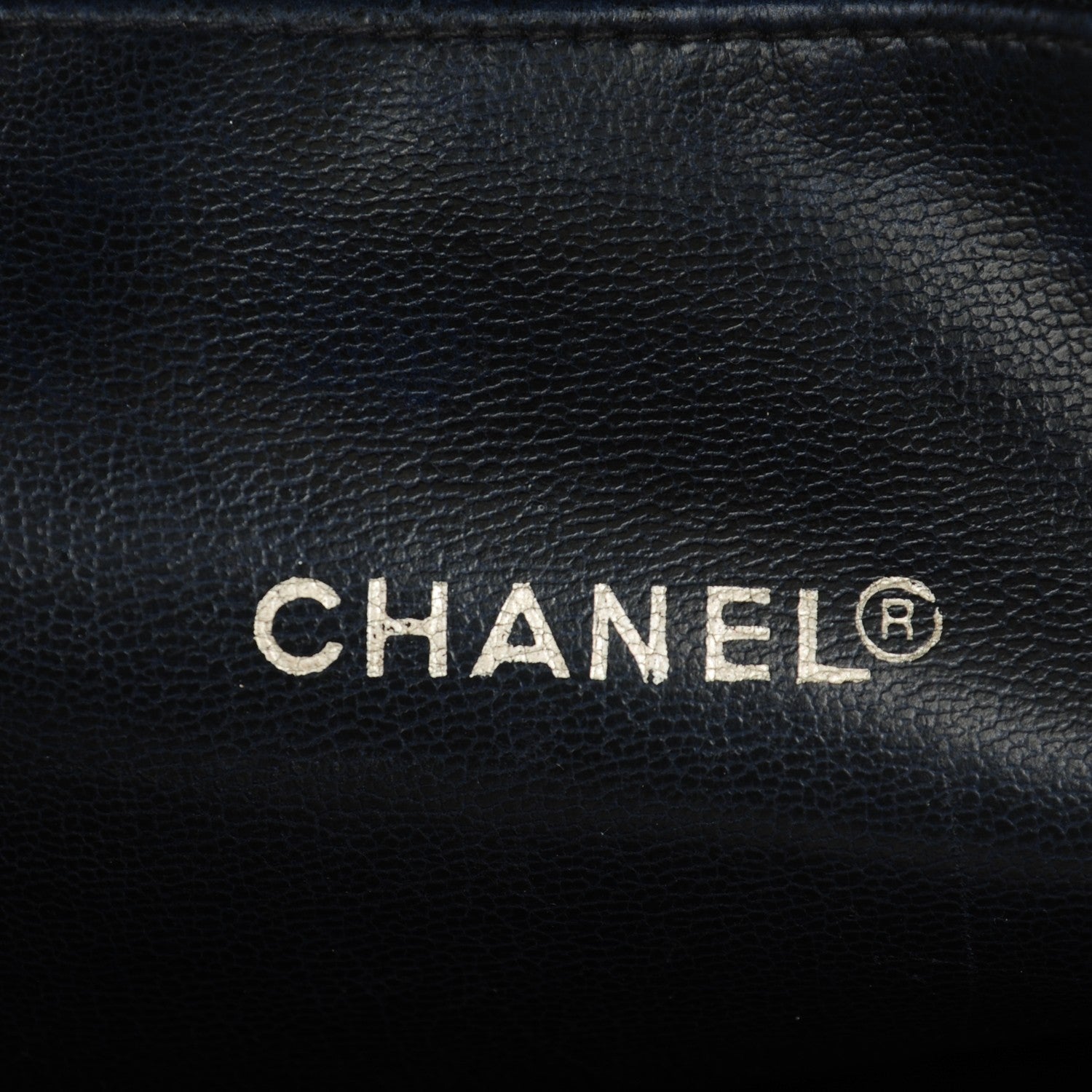 Chanel Lambskin Shoulder Bag Navy 6 of 8