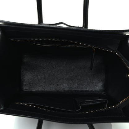 Celine Elephant Calfskin Suede Micro Tri-Color Luggage Sand 4 of 4