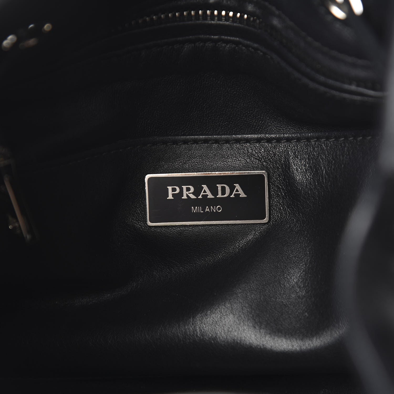 Prada City Calfskin Sport Bucket Bag Black 7 of 16