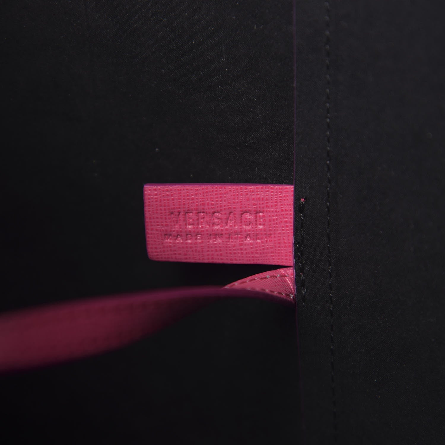 Versace Saffiano Palazzo Medusa Tote Pink 6 of 11