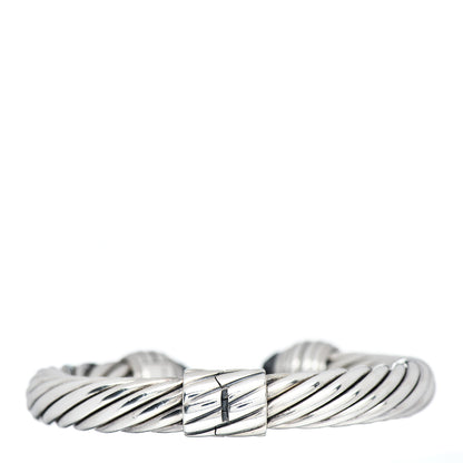 David Yurman Sterling Silver Hematine 10mm Cable Classics Bracelet 3 of 4