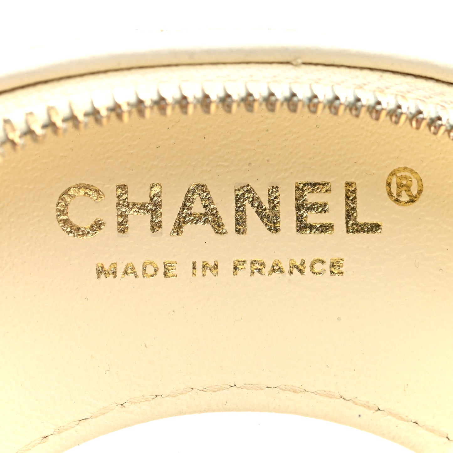 Lambskin Coco Lifesaver Round Bag Black White