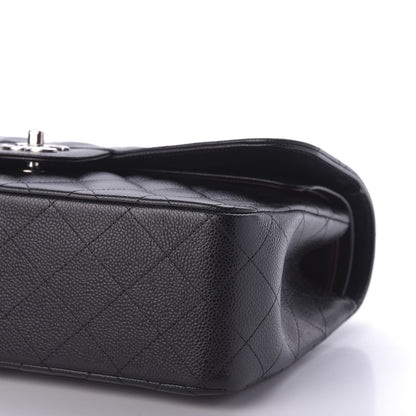 Chanel Caviar Quilted Jumbo Double Flap Black 7 of 9
