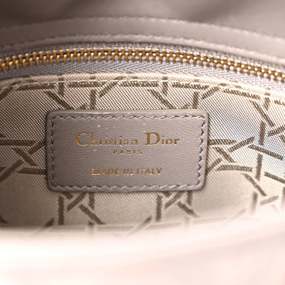 Christian Dior Lambskin Cannage Small Lady Dior Grey 6 of 17
