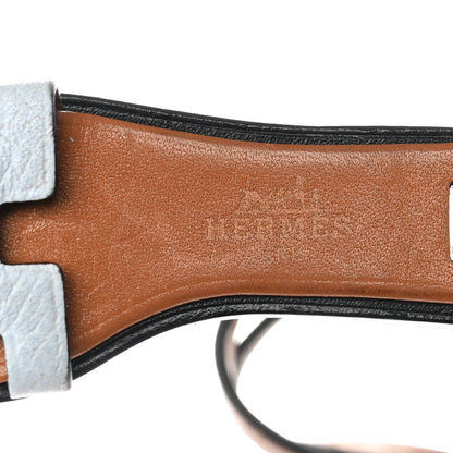 Hermes Epsom Oran Nano Sandal Bag Charm Bleu Brume 3 of 4