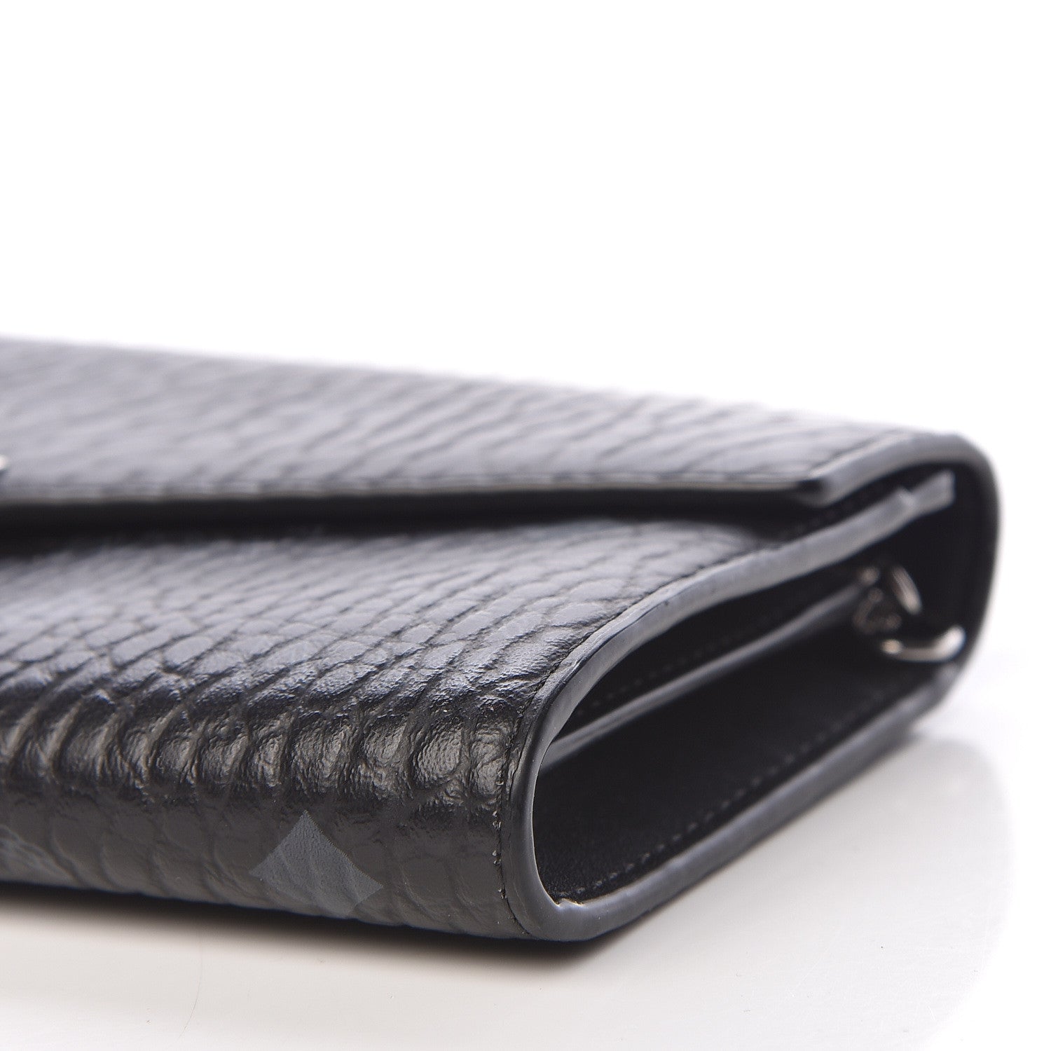 MCM Visetos Large Patricia Wallet On Chain Black 10 of 10