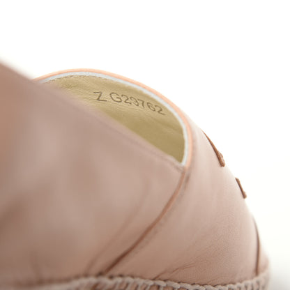 Chanel Lambskin CC Espadrilles 40 Beige 10 of 11