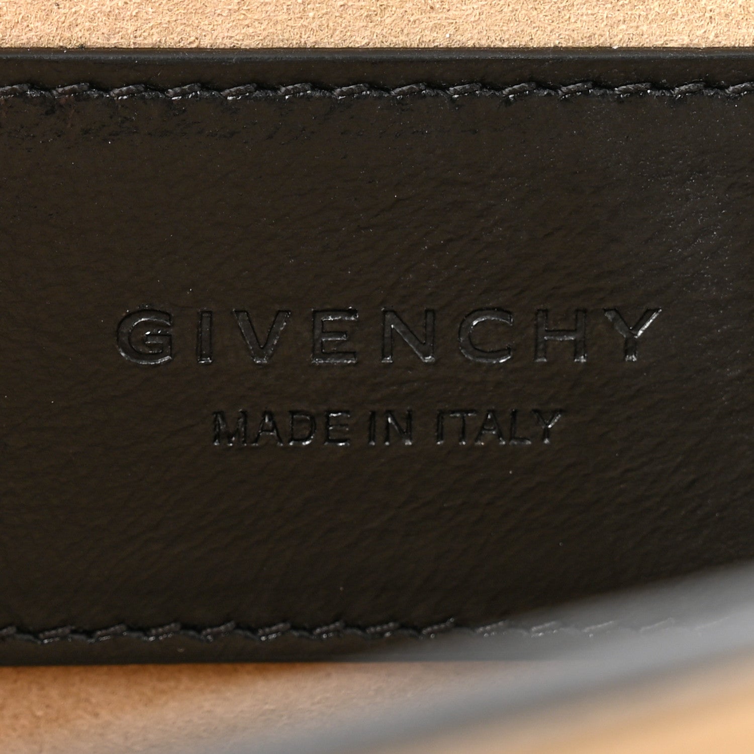 Givenchy Studded Crinkled Patent Goatskin Small GV3 Shoulder Bag Black 8 of 15
