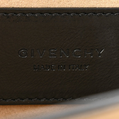 Givenchy Studded Crinkled Patent Goatskin Small GV3 Shoulder Bag Black 8 of 15