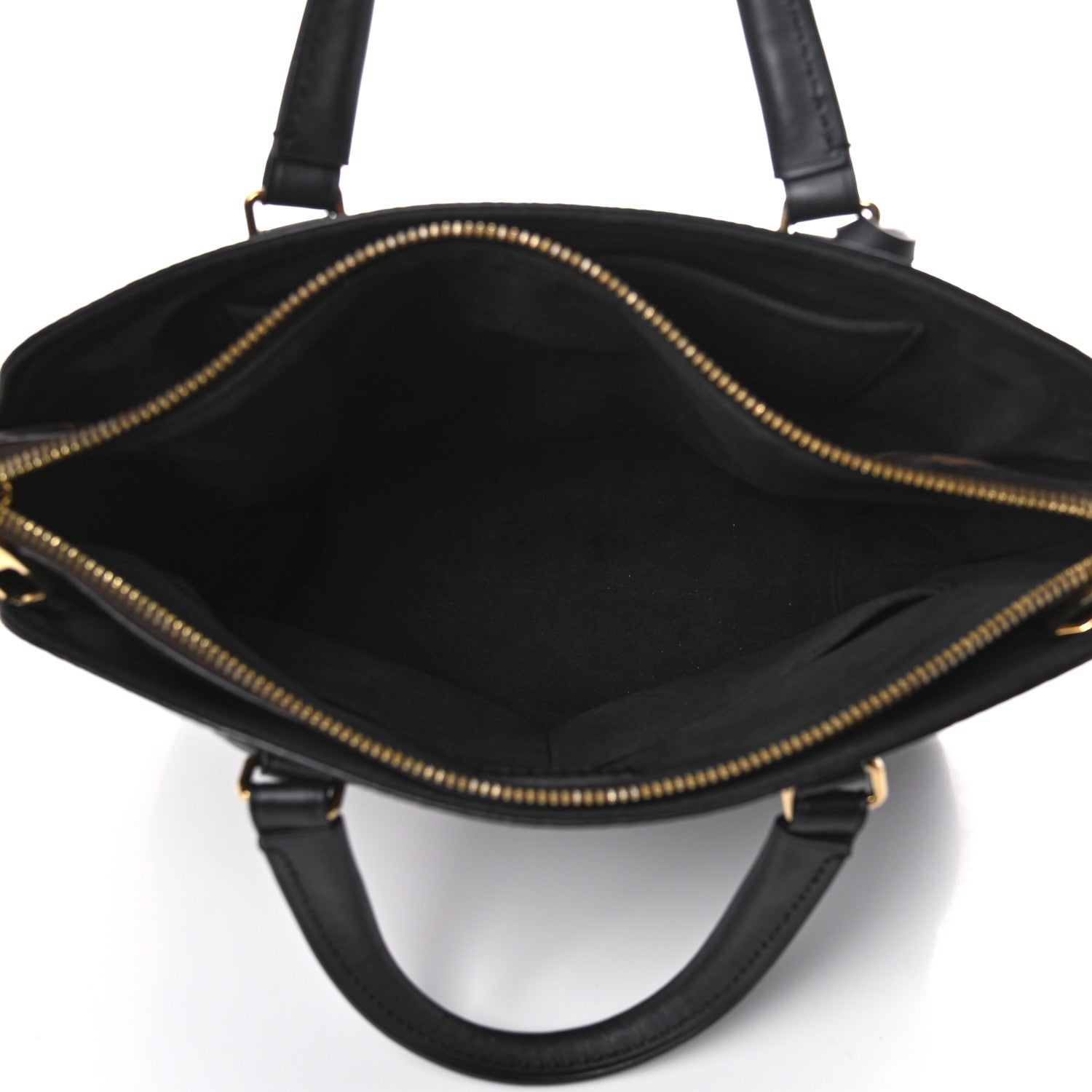Louis Vuitton Monogram Flower Zipped Tote PM Black 5 of 19